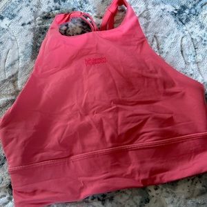 Lululemon high neck logo bra size 6